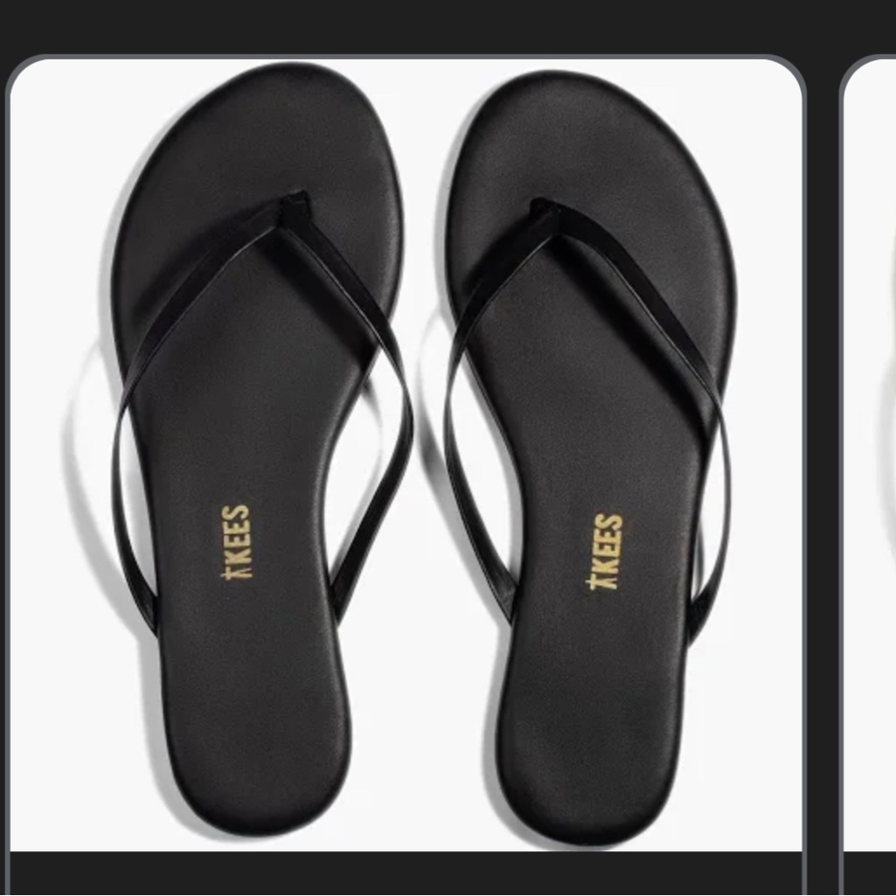 TKEES Black Women's Sandals size 8